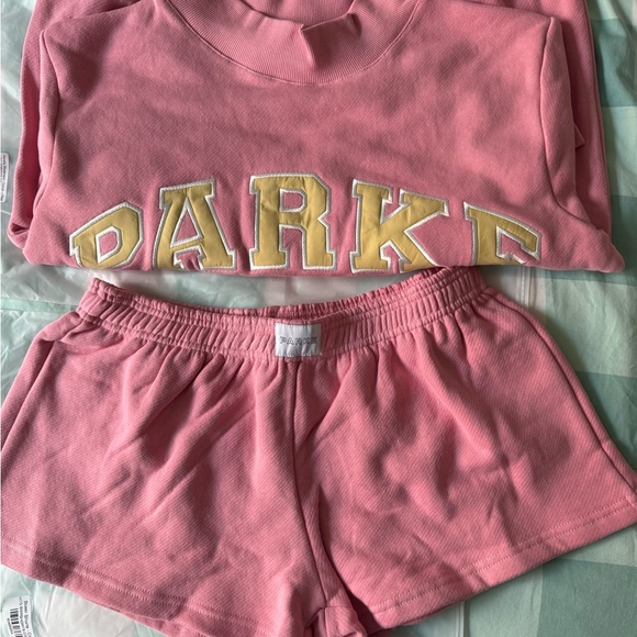 Parke Tops - Parke Starburst Mockneck with Conch Shorts Set